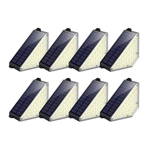 TECKNETTECKNET Solar Step Lights for Outside, 2 Modes Brightness Adjustable - [Color/Material] [Main Feature] for [Target Device/Scenario]