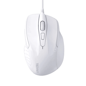 TECKNETTECKNET USB Wired Mouse, 6 - Button Corded Mouse with 4 Adjustable DPI