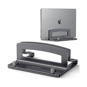 TECKNETTECKNET Vertical Laptop Stand, Adjustable Aluminum Laptop Stand (Fits Up to 17.3") - [Color/Material] [Main Feature] for [Target Device/Scenario]