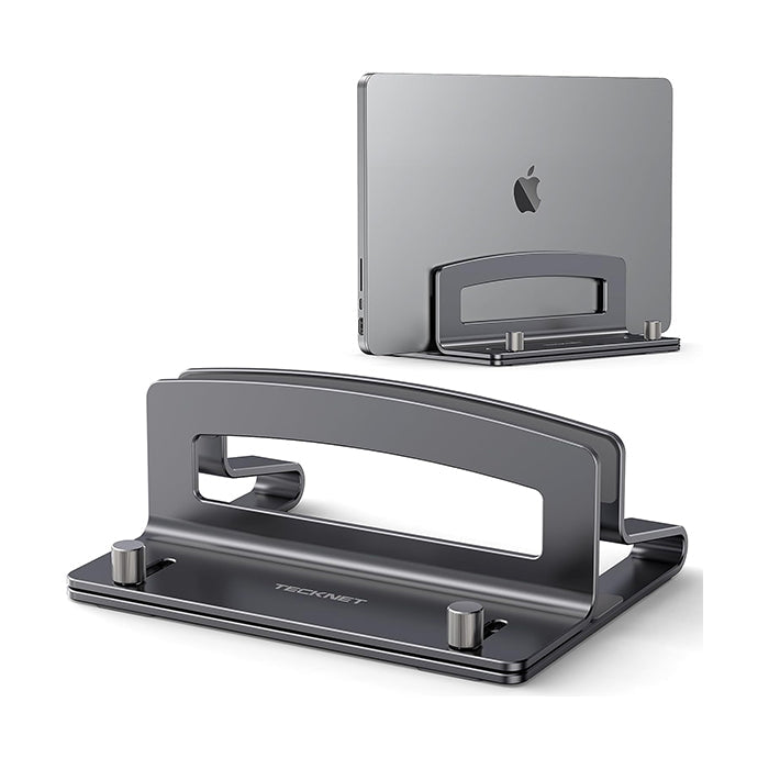 TECKNETTECKNET Vertical Laptop Stand, Adjustable Aluminum Laptop Stand (Fits Up to 17.3") - [Color/Material] [Main Feature] for [Target Device/Scenario]