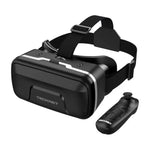TECKNET VR headset for phone white background, immersive 3D virtual reality goggles, 90‑110° FOV, 600° myopia support, blue‑light filter for 4.7‑7.2 inch iPhone Android smartphones