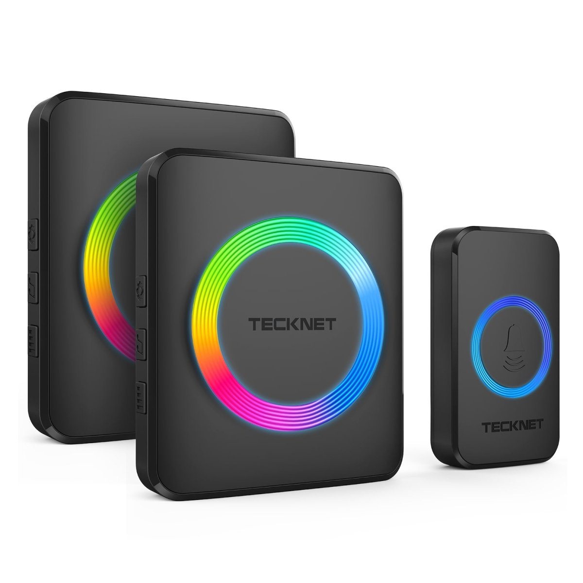 TECKNETTECKNET Waterproof 1300ft Range Wireless Doorbell Chimes - [Color/Material] [Main Feature] for [Target Device/Scenario]