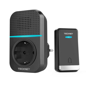 TECKNETTECKNET Waterproof No Battery Needed Wireless Doorbell Chimes - [Color/Material] [Main Feature] for [Target Device/Scenario]