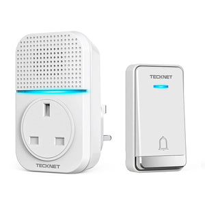 TECKNETTECKNET Waterproof No Battery Needed Wireless Doorbell Chimes - [Color/Material] [Main Feature] for [Target Device/Scenario]