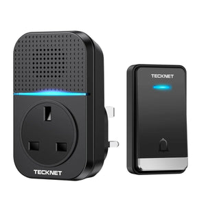 TECKNETTECKNET Waterproof No Battery Needed Wireless Doorbell Chimes - [Color/Material] [Main Feature] for [Target Device/Scenario]