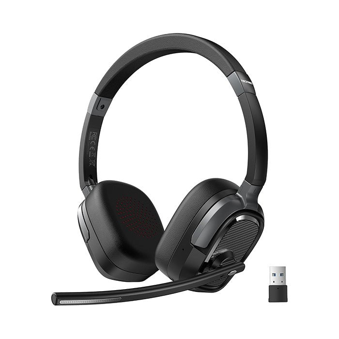 TECKNETTECKNET Wireless Bluetooth Headset V6.0 with AI Noise - Cancelling Microphone - [Color/Material] [Main Feature] for [Target Device/Scenario]
