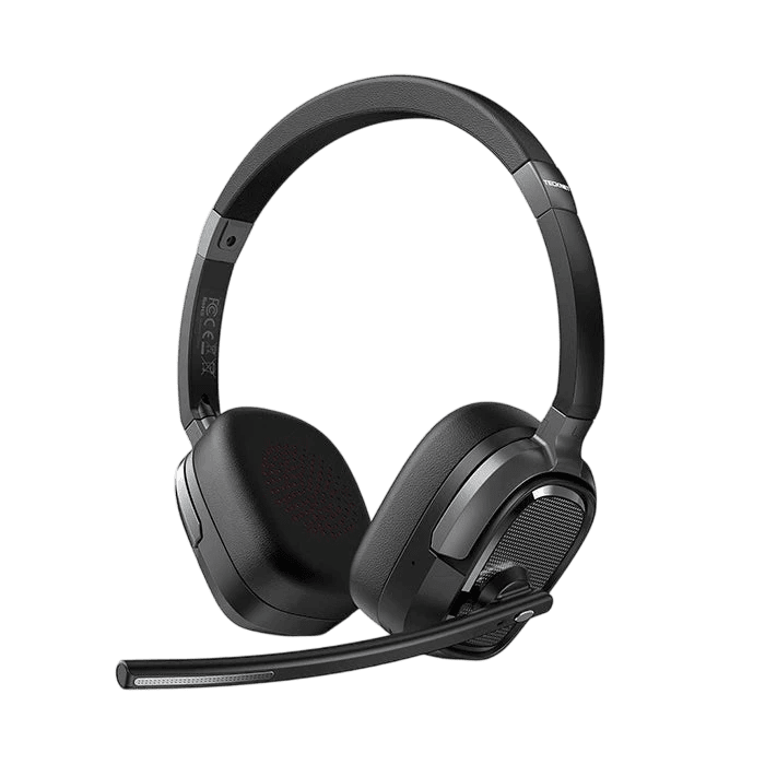 TECKNETTECKNET Wireless Bluetooth Headset V6.0 with AI Noise - Cancelling Microphone