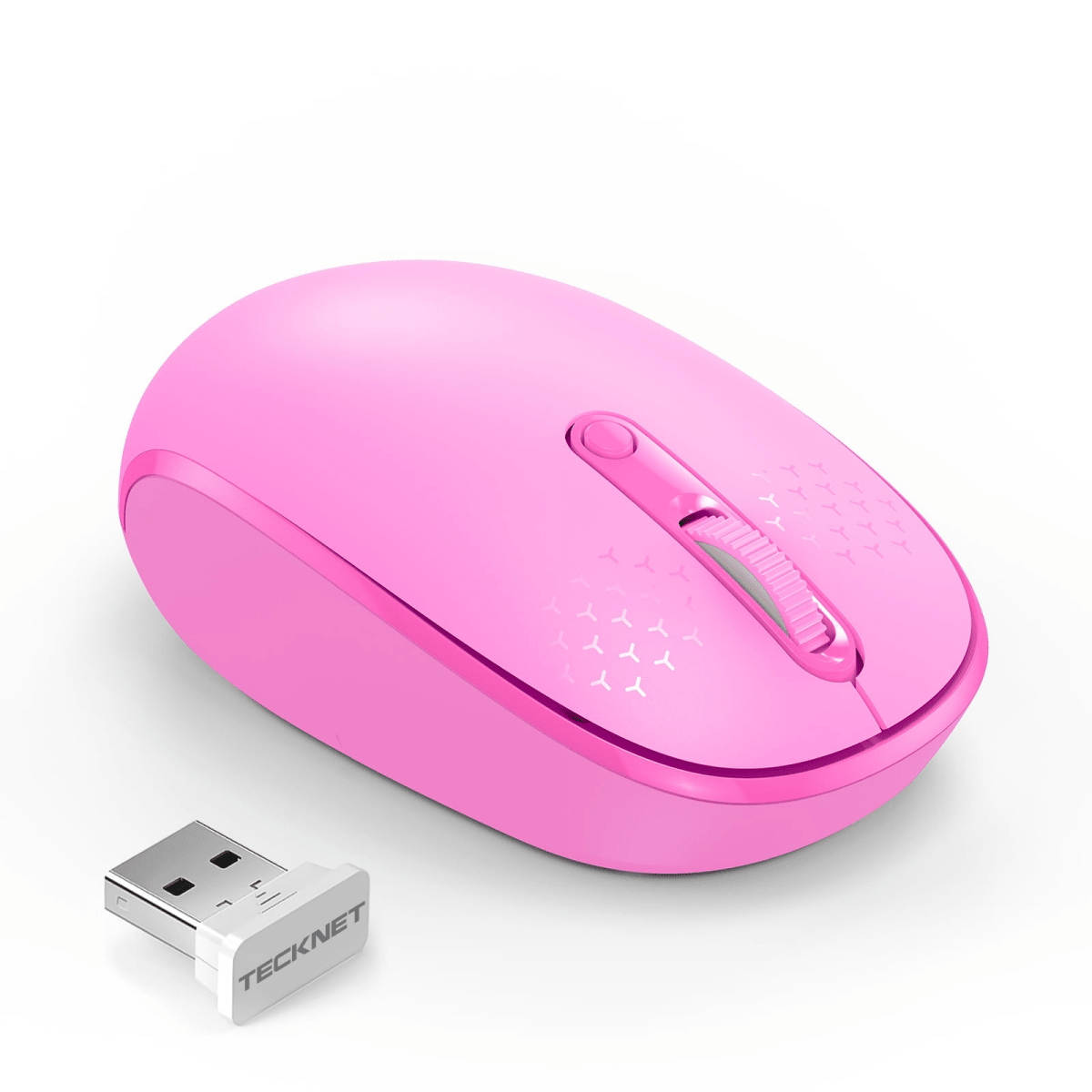 TECKNETTECKNET Wireless Mouse for Laptop, 2.4G Quiet Computer Mouse with USB Receiver, 4 Buttons Portable Cordless Mice for Chromebook, Laptop, PC, Mac, 800/1200/1600 DPI - [Color/Material] [Main Feature] for [Target Device/Scenario]