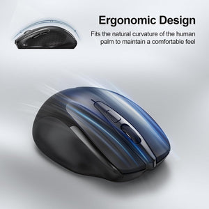 TECKNETTECKNET Wireless Mouse Rechargeable 4800 DPI Silent Mouse 8 Buttons Bluetooth Mouse - [Color/Material] [Main Feature] for [Target Device/Scenario]