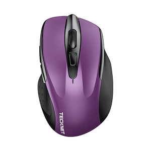 TECKNETTECKNET Wireless Mouse Rechargeable 4800 DPI Silent Mouse 8 Buttons Bluetooth Mouse - [Color/Material] [Main Feature] for [Target Device/Scenario]