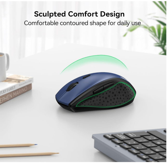 TECKNETWireless Mouse, TeckNet Classic 2.4G USB Cordless Mice Optical PC Computer Laptop Mouse With 30 Month Battery Life, 4800 DPI 6 Adjustment Levels, Nano Receiver, 6 Buttons For Windows Mac Macbook Linux - [Color/Material] [Main Feature] for [Target Device/Scenario]