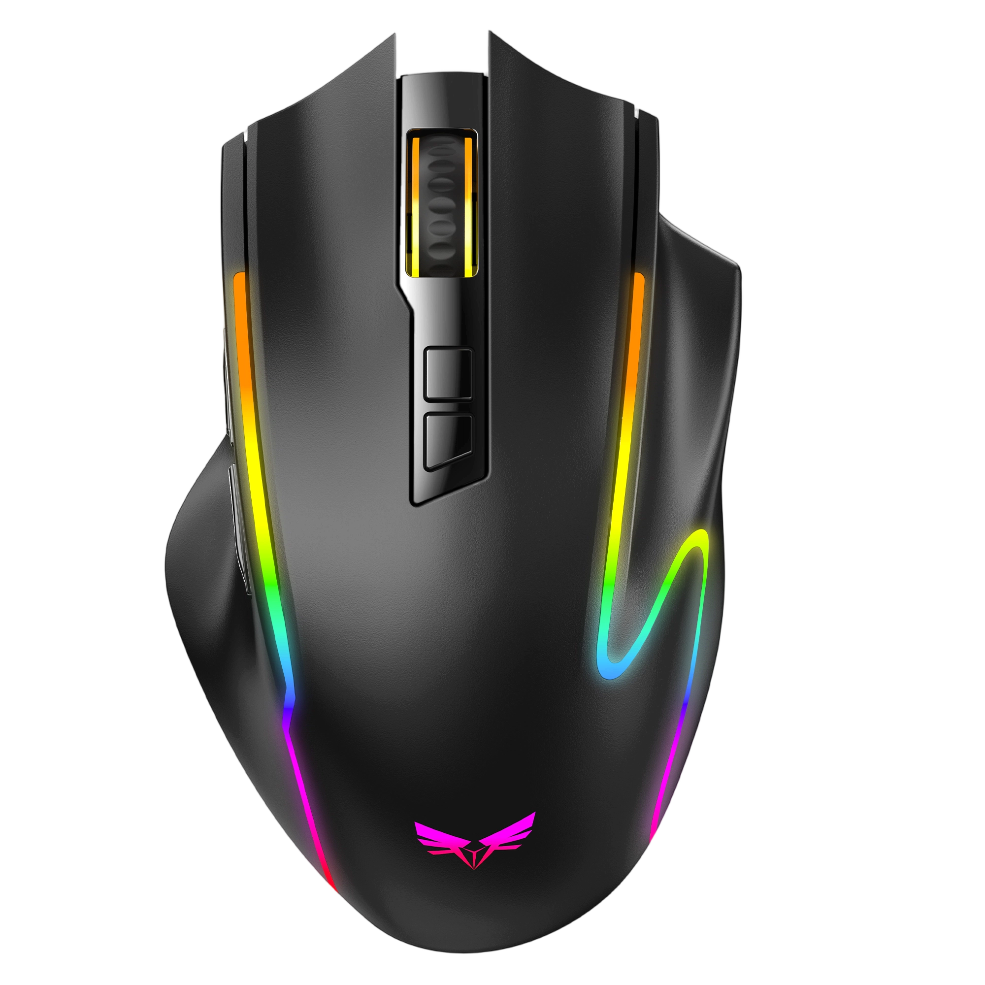 TECKNET Wireless Gaming Mouse,2.4GHz/USB-C, 1000Hz,7 Custom Buttons 13 RGB