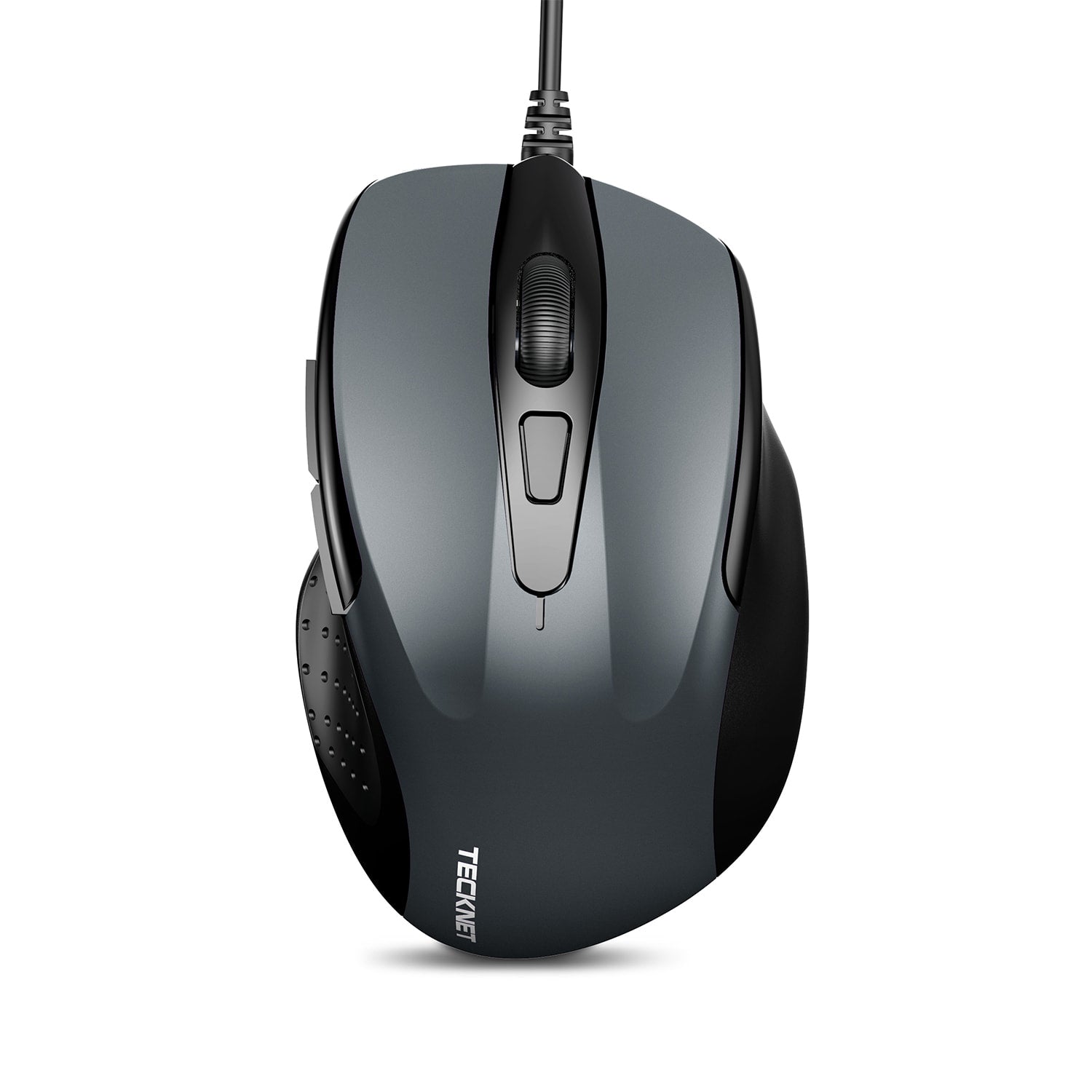 TECKNET USB Wired Mouse, 6-Button Corded Mouse with 4 Adjustable DPI