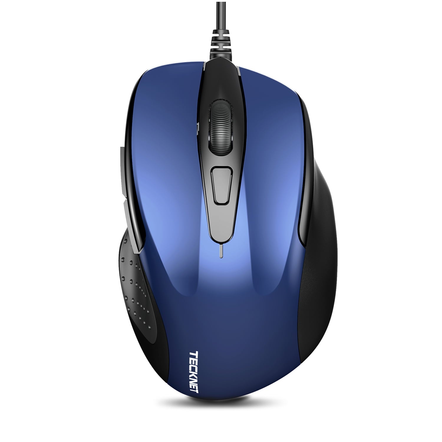 TECKNET USB Wired Mouse, 6-Button Corded Mouse with 4 Adjustable DPI