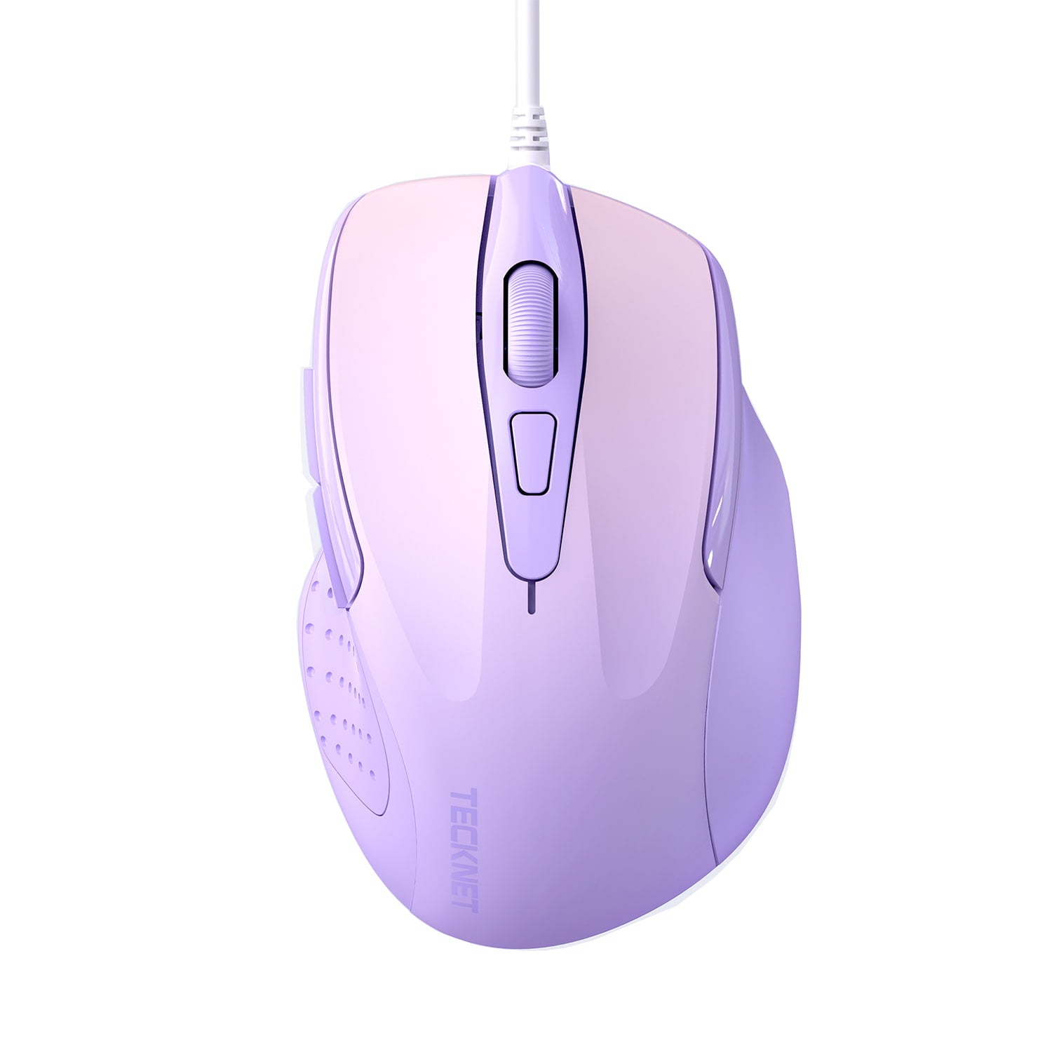 TECKNET USB Wired Mouse, 6-Button Corded Mouse with 4 Adjustable DPI