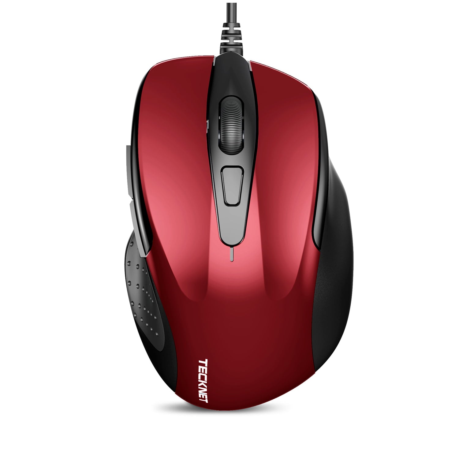 Technet Mouse With Wire TECKNET USB Wired Mouse, 6-Button Corded Mouse with 4 Adjustable DPI