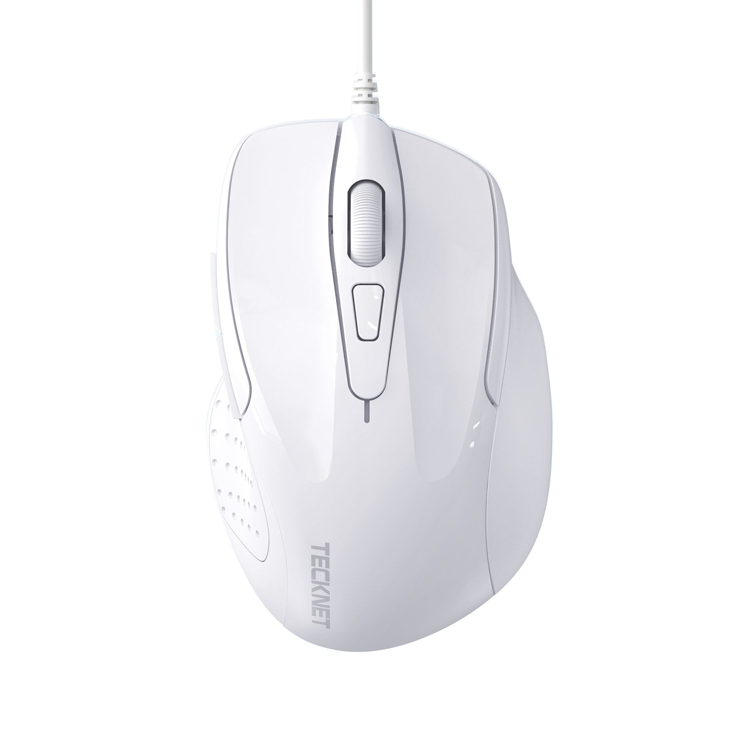 TECKNET USB Wired Mouse, 6-Button Corded Mouse with 4 Adjustable DPI