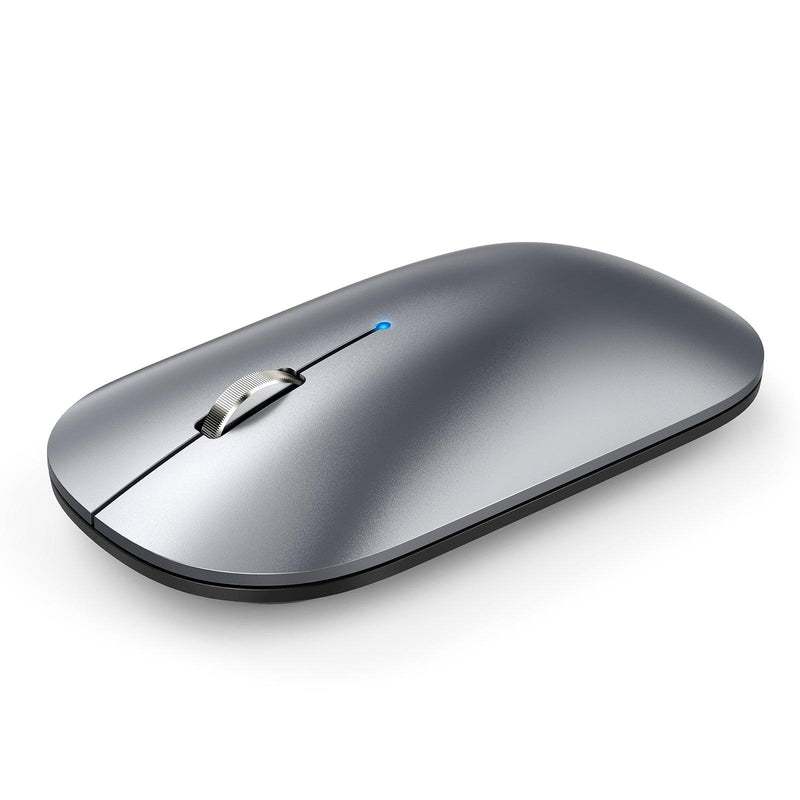 TECKNET Bluetooth Mouse, Slim Silent Rechargeable Wireless Mouse Bluetooth 5.0/3.0 2.4G Portable Optical Cordless Mice - TECKNET