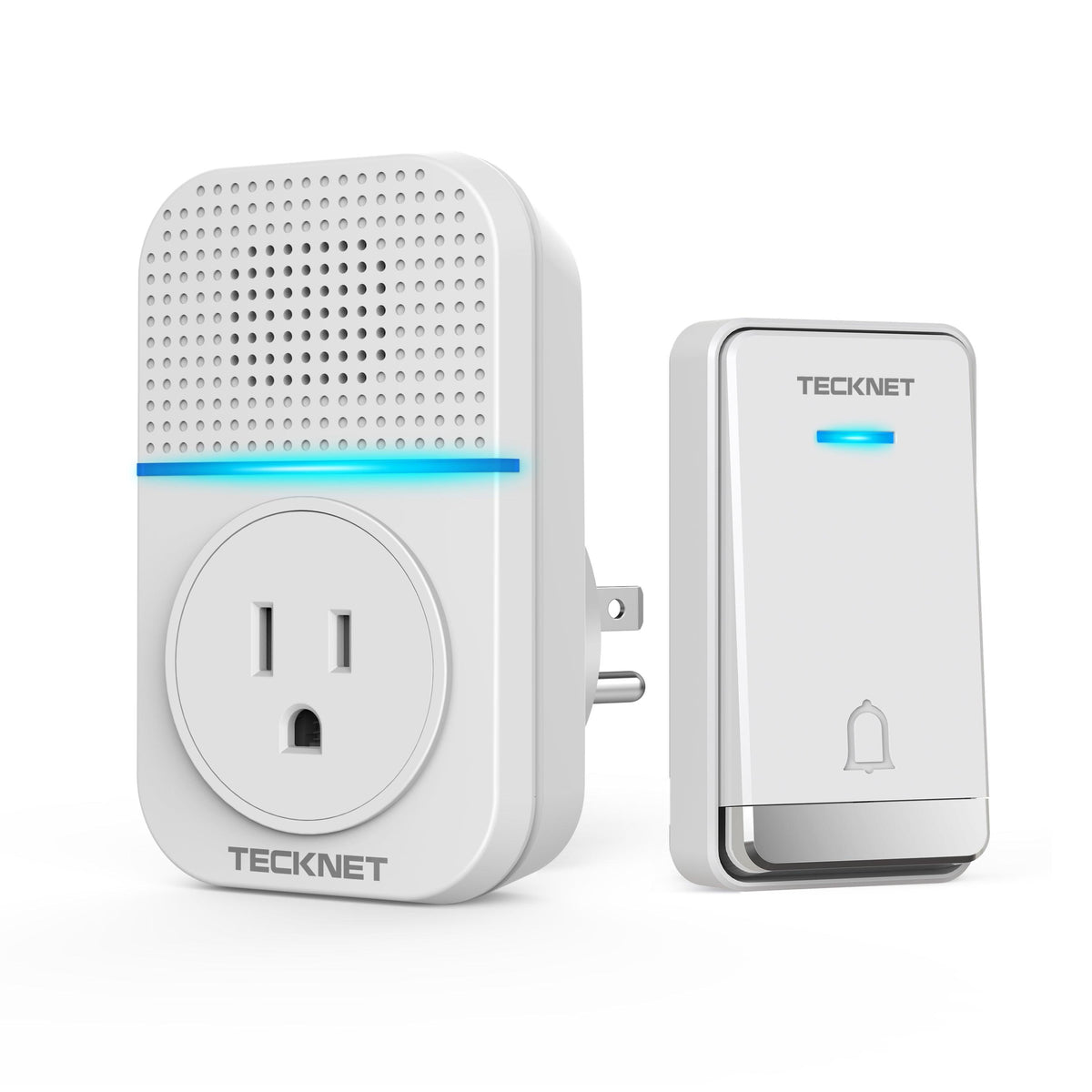 TECKNET Self-Powered Wireless Doorbell, Waterproof Door Chime Kit - TECKNET