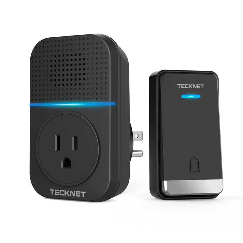 TECKNET Self-Powered Wireless Doorbell, Waterproof Door Chime Kit - TECKNET