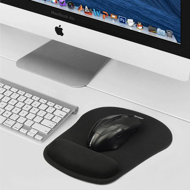 Mouse Pad with Wrist Support, Non-Slip - Monitor Mounts