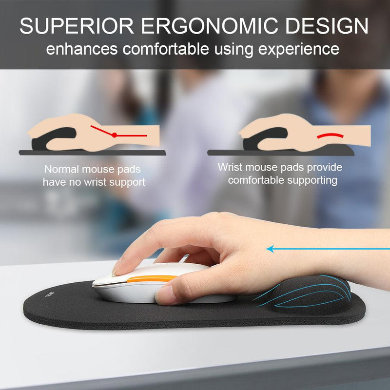Personalized Office Ergonomic Mouse Pad, Laptop Mouse Pad, Hand