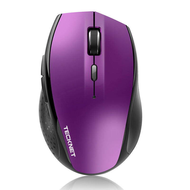 TECKNET Ergonomic Mouse, 2.4G Wireless Silent Mouse with 4800 DPI