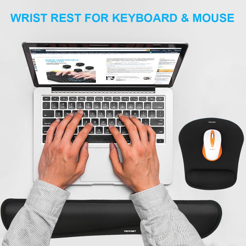 Kretech High quality Non-Slip Mouse Pad With Gel Wrist Rest Support For  Computer & Laptop Mousepad (Black) Mousepad - Kretech 