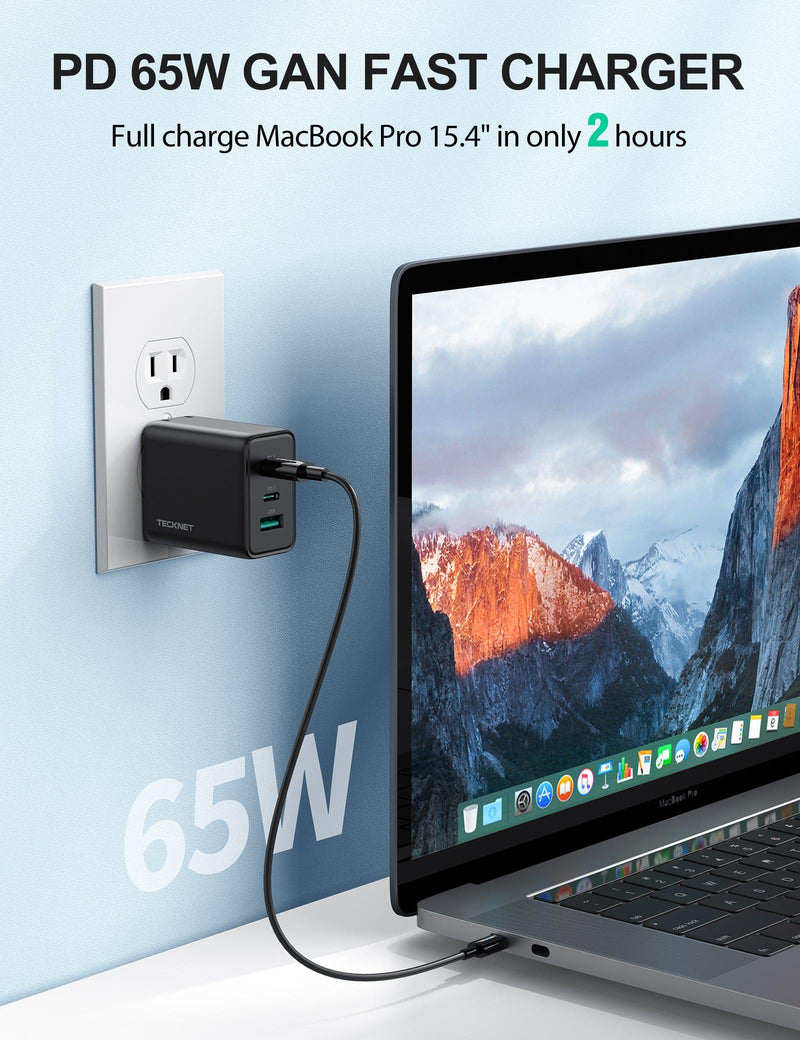 Cargador USB C PD 100W GaN Cargador dual USB tipo C para MacBook – CHOETECH  I POWER TO THE BEST