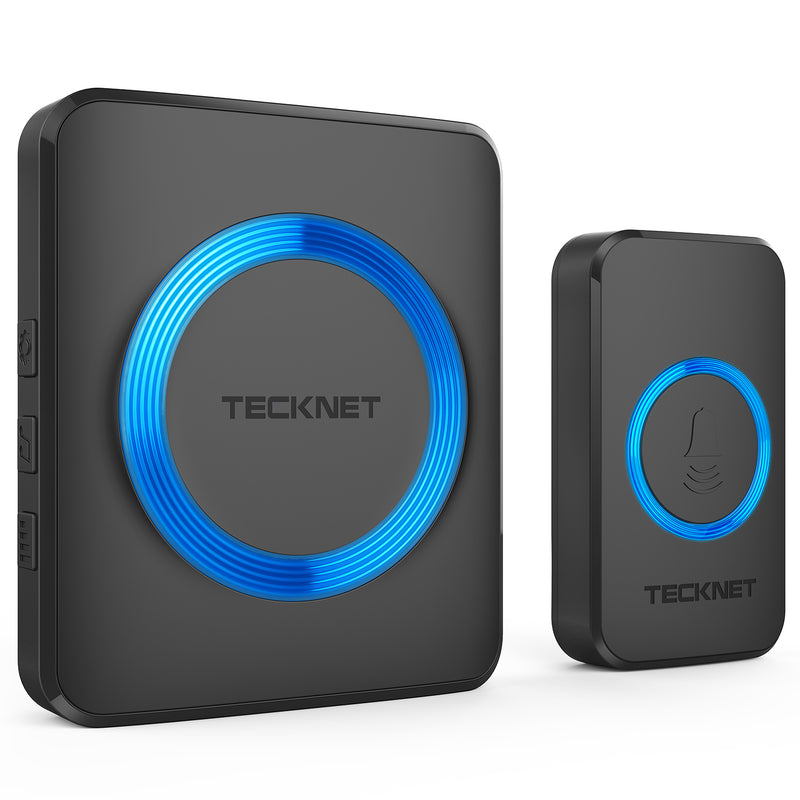 TECKNET Wireless Doorbell for Home, Waterproof Classroom Doorbell 1,30