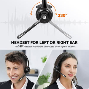 TECKNETTECKNET Lightweight Wireless Headset With Mic - [Color/Material] [Main Feature] for [Target Device/Scenario]