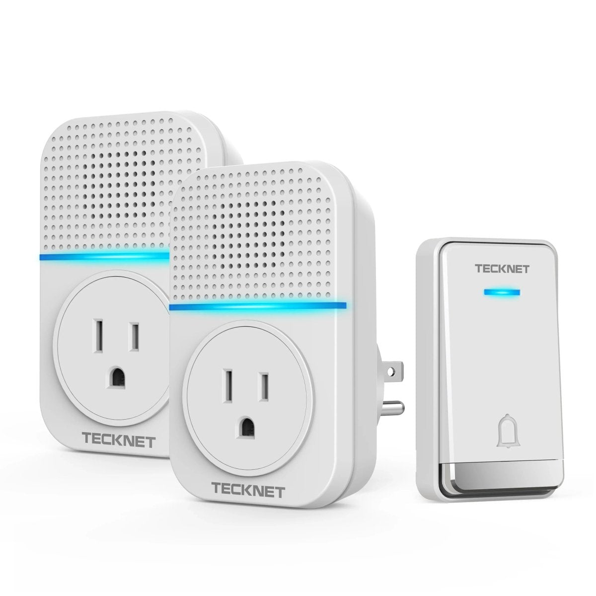 TECKNETTECKNET Wireless Self - Powered Doorbell with Extra Socket - [Color/Material] [Main Feature] for [Target Device/Scenario]